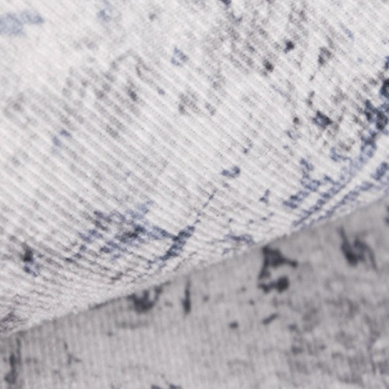 Dark Gray Modern Rug Polyester Graphic Rug Non-Slip Backing Rug for Sitting Room