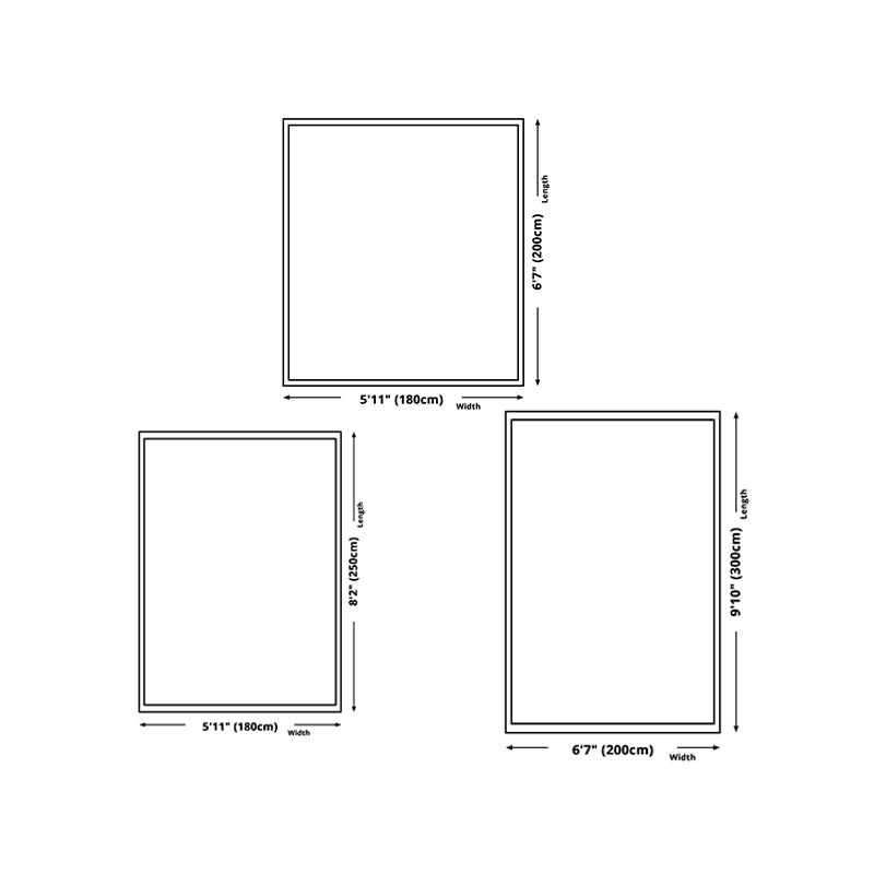 Orange Modern Rug Polyester Semicircle Rug Washable Area Rug for Home Decor