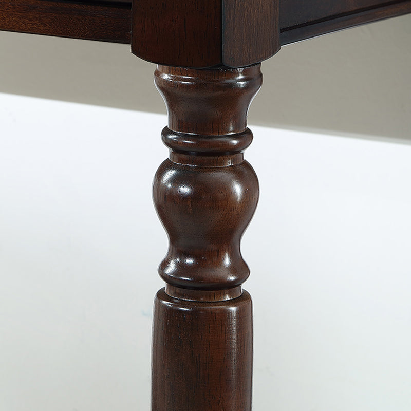 55.1"height Brown/ White Wood Makeup Vanity with Drawers and Mirror