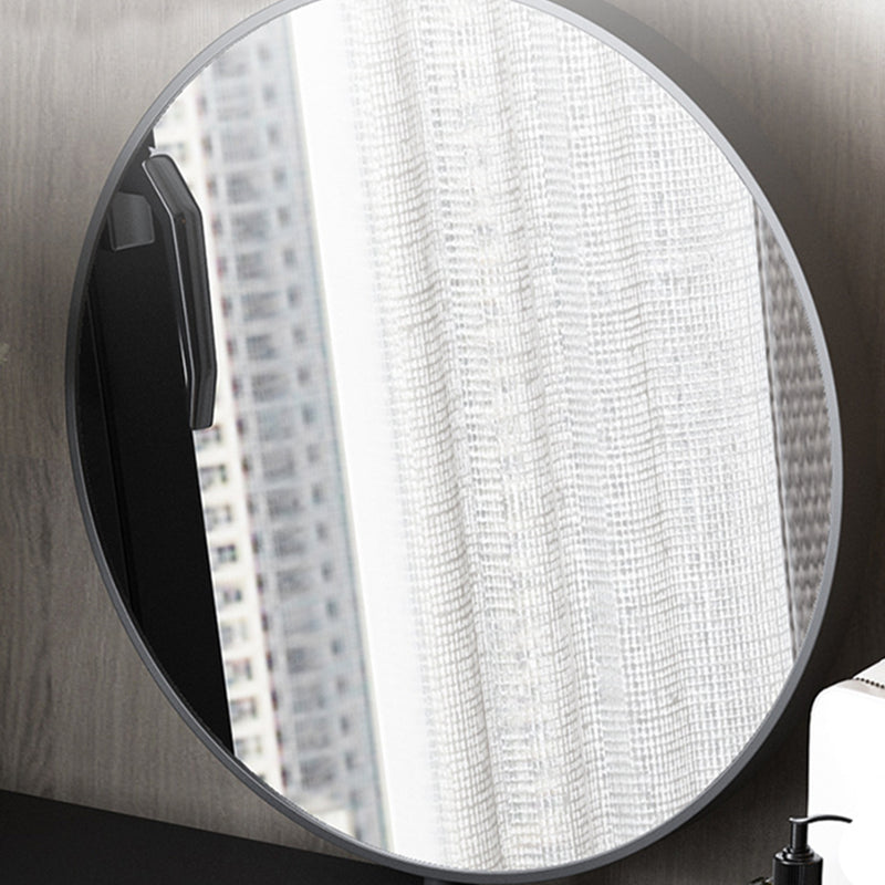 Modern 34.6" Height 2 Drawers Mirrored Makeup Table Desk Vanity