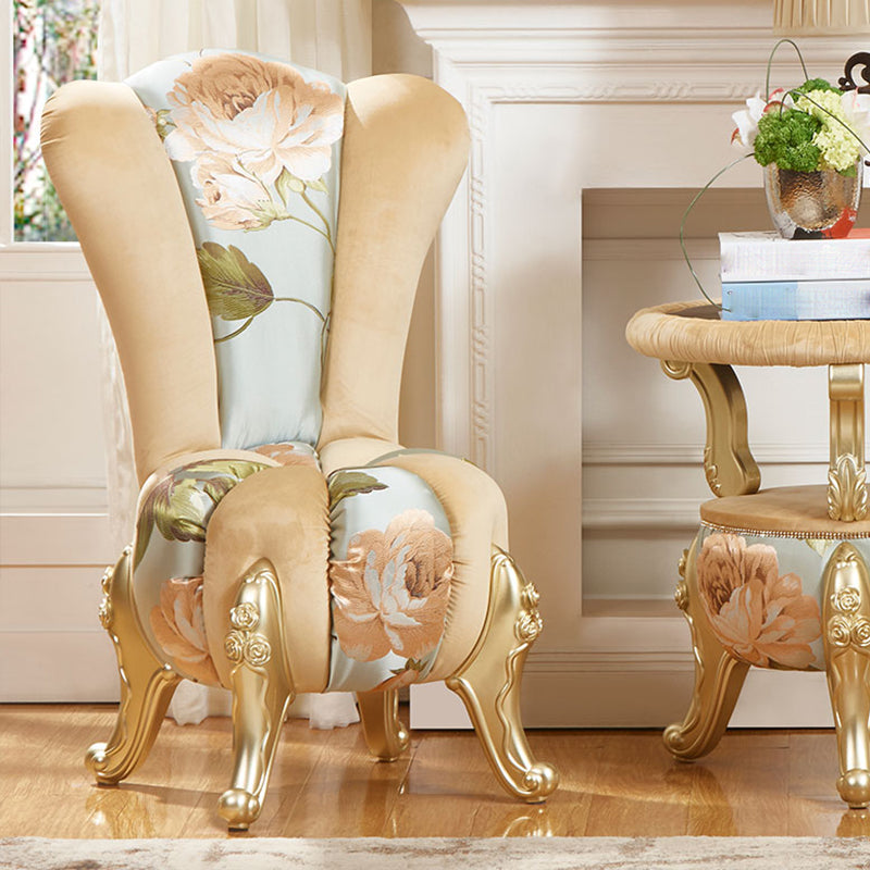 Velvet Armless Parsons Chair with Split Back, 18.11" W √ó 18.11" L √ó 38.19" H