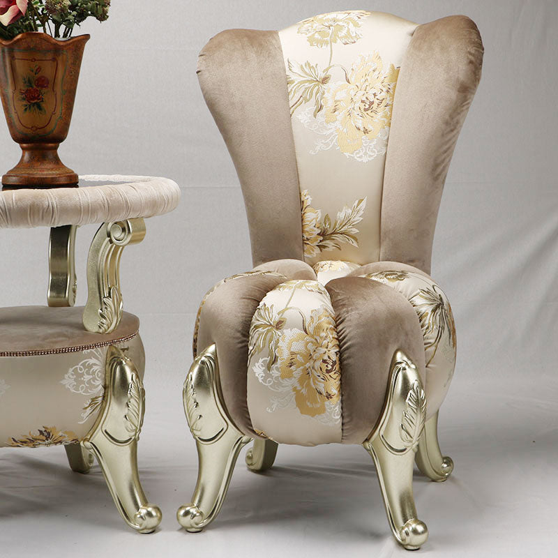 Velvet Armless Parsons Chair with Split Back, 18.11" W √ó 18.11" L √ó 38.19" H