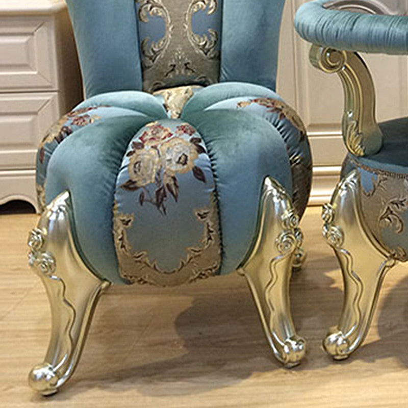 Velvet Armless Parsons Chair with Split Back, 18.11" W √ó 18.11" L √ó 38.19" H