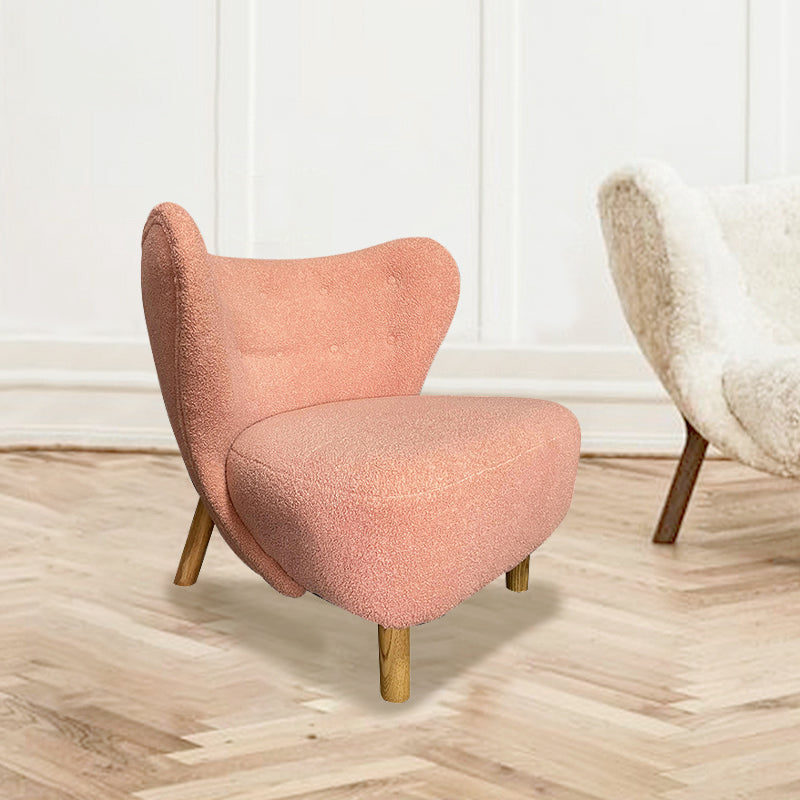 30.7" L x28.3"W x31.4"H Chair Armless Solid Wood Frame Chair