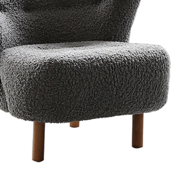 30.7" L x28.3"W x31.4"H Chair Armless Solid Wood Frame Chair