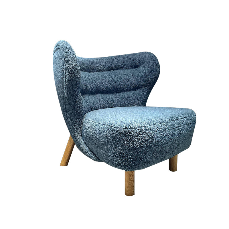 30.7" L x28.3"W x31.4"H Chair Armless Solid Wood Frame Chair