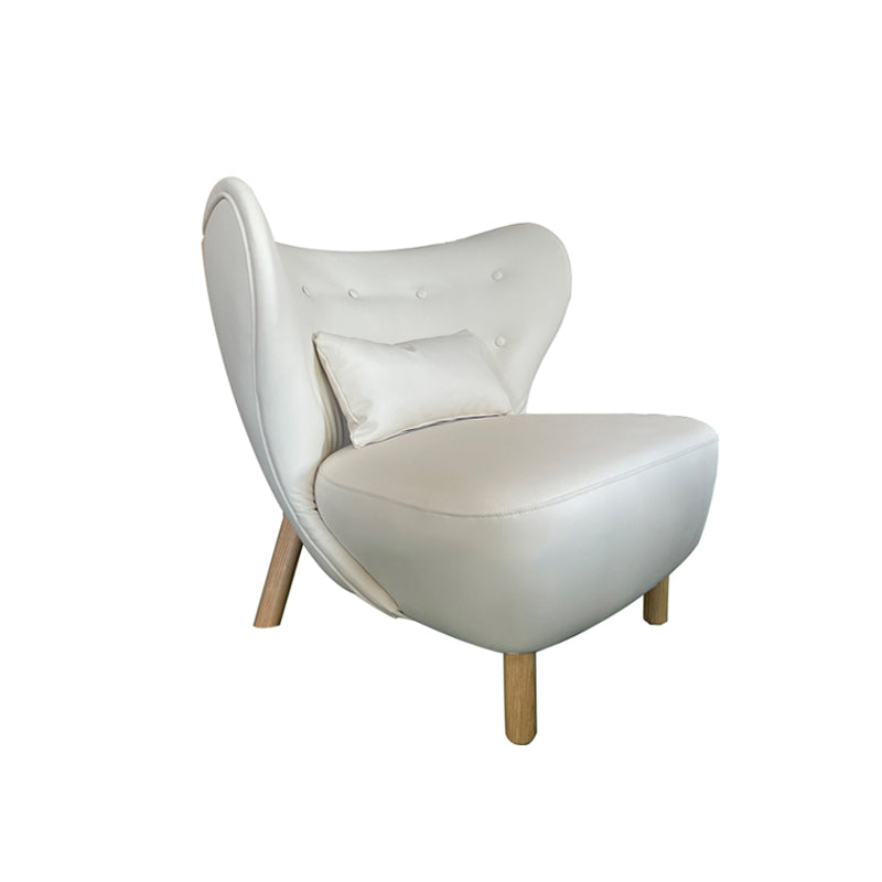 30.7" L x28.3"W x31.4"H Chair Armless Solid Wood Frame Chair