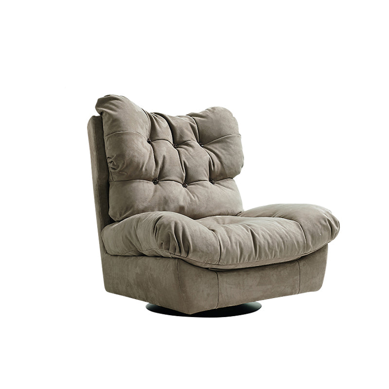 43.5" Wide Convertible Chair, Modern Upholstered Accent Armless Chair