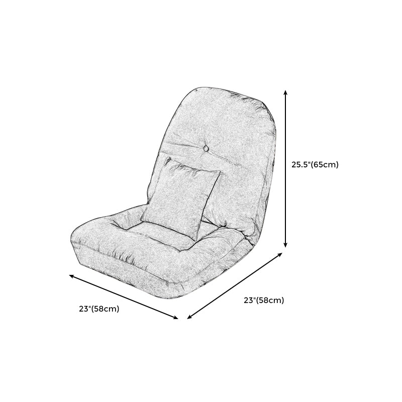 Solid Color Convertible Chair Cotton Chair for Living Room/Bedroom