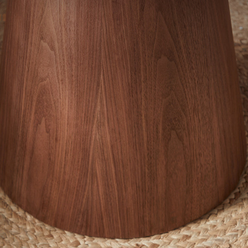 French Country Style Round Old Solid Wood Table with Pedestal Base Coffee Table