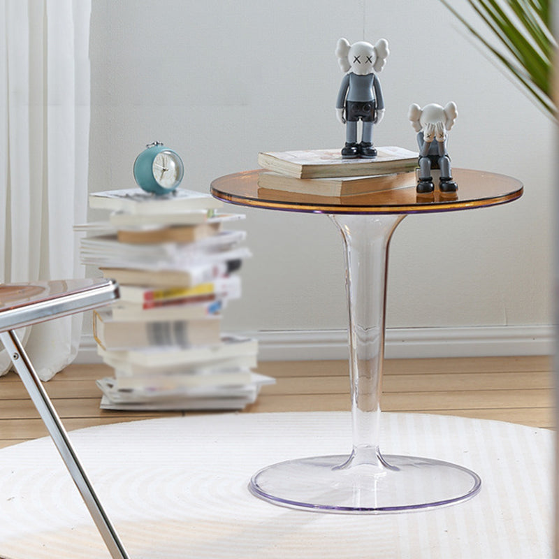 Modern Style Acrylic Material Multicolor Choice of Round Side Table