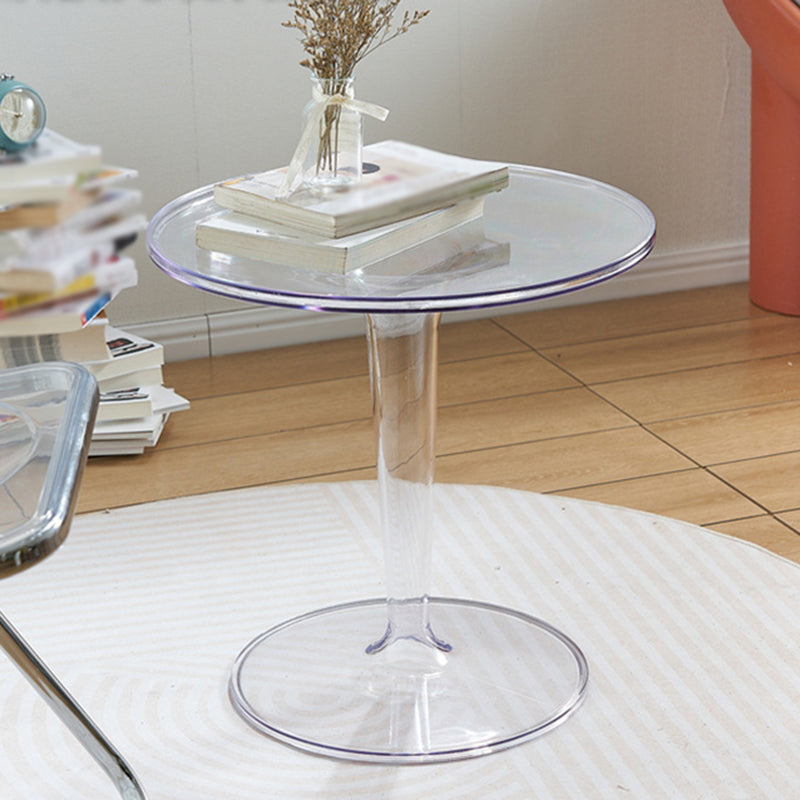 Modern Style Acrylic Material Multicolor Choice of Round Side Table