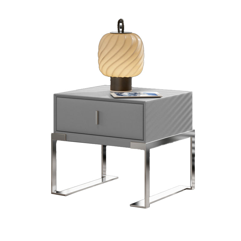 Modernism Drawer Storage Night Table Wood Bed Nightstand with Drawer