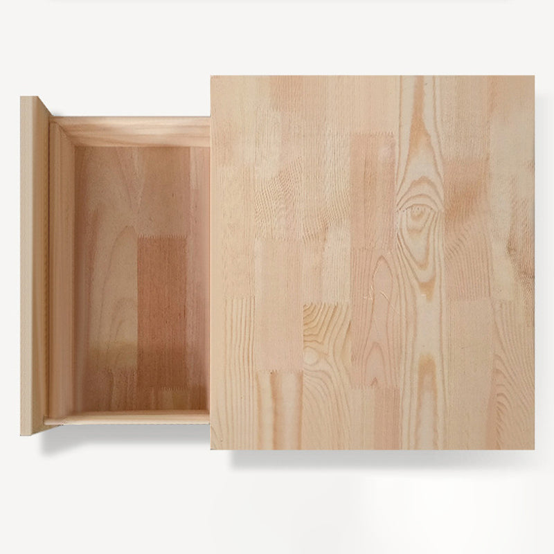 Modernism Drawer Storage Night Table Wood Bed Nightstand with Drawer