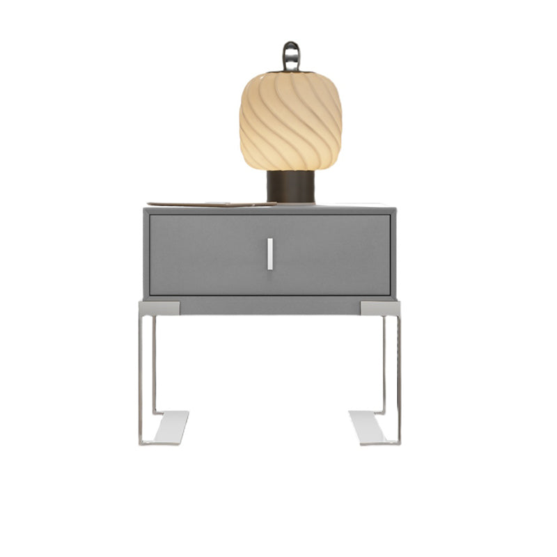 Modernism Drawer Storage Night Table Wood Bed Nightstand with Drawer