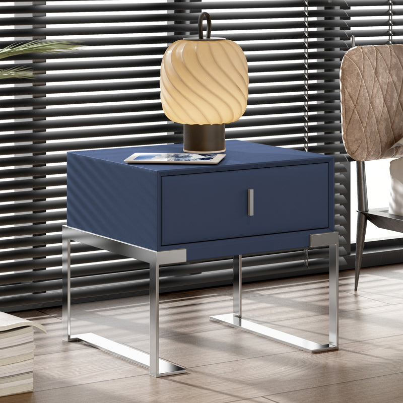 Modernism Drawer Storage Night Table Wood Bed Nightstand with Drawer