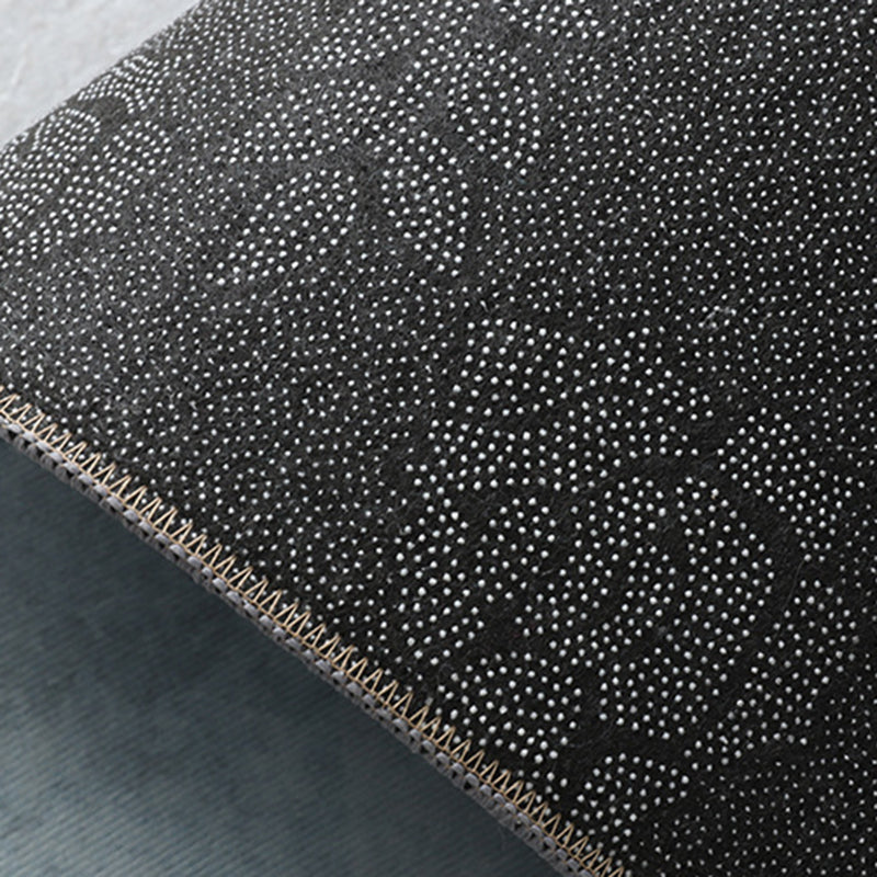 Yellow Gorgeous Rug Polyester Tree Rug Non-Slip Backing Rug for Living Room