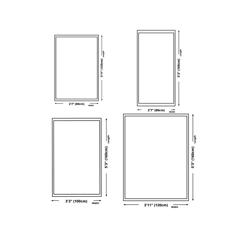 Yellow Gorgeous Rug Polyester Tree Rug Non-Slip Backing Rug for Living Room