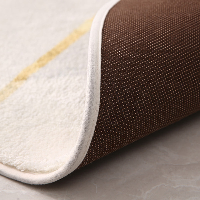 Modern Round Rug Abstract Pattern Creative Rug Polyester Anti-Slip Rug for Living Room