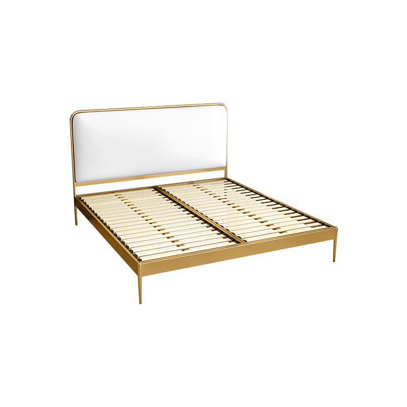 Metal Low Profile Bed Frame 43.31-inch H Wire-Grid Bed with Headboard