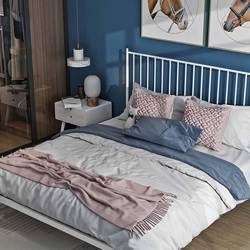 78-inch Metal Slat Bed Rectangular with Headboard,Modern King DayBed