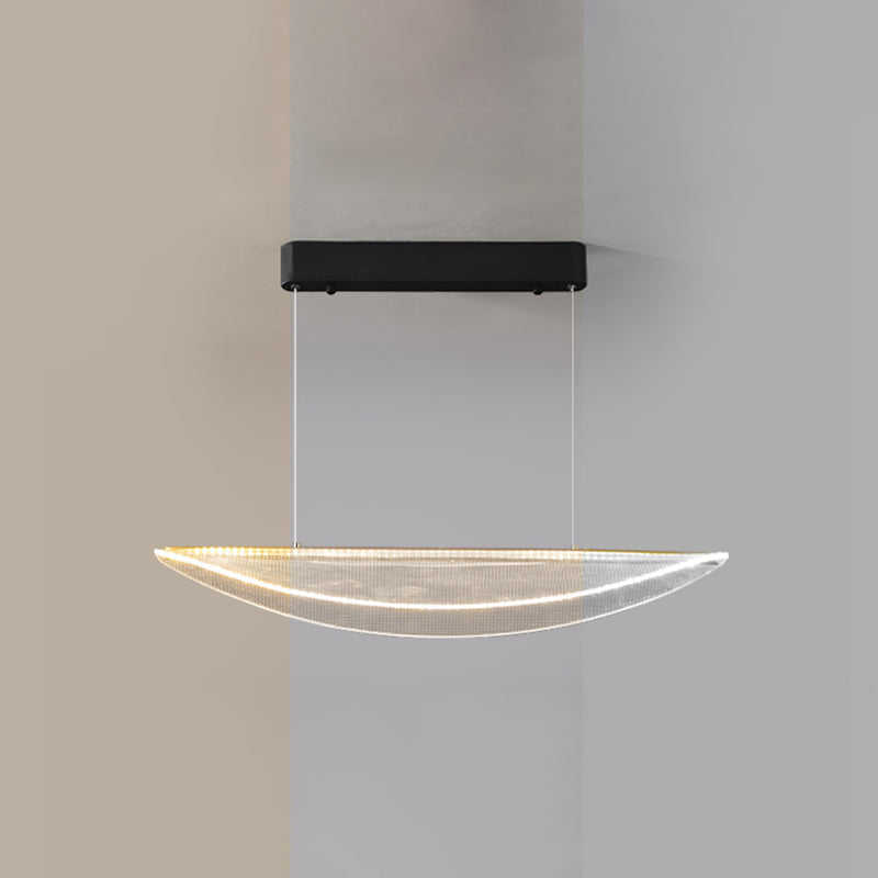 Modern Geometric Hanging Island Light Metal LED Dining Room Island Ceiling Light