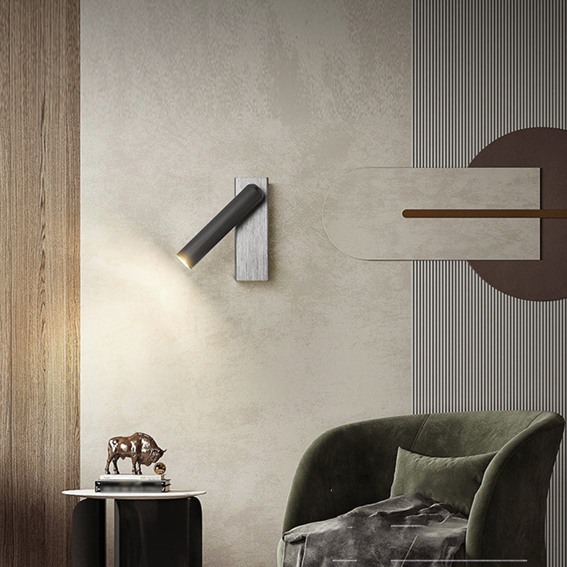 Nordic Style Aluminum Wall Light Rotatable Colorful Wall Lamp for Bedroom