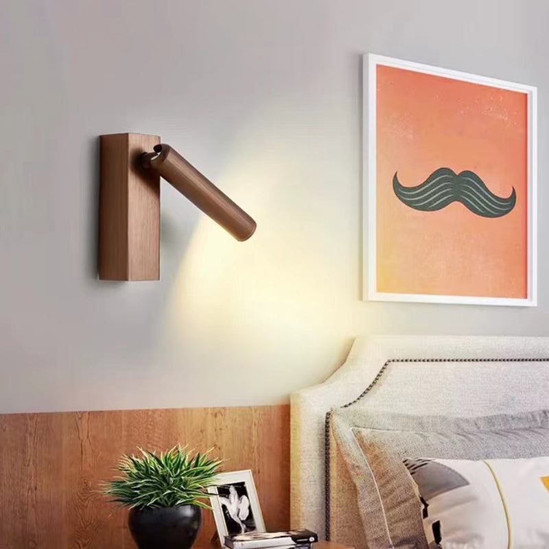 Nordic Style Aluminum Wall Light Rotatable Colorful Wall Lamp for Bedroom
