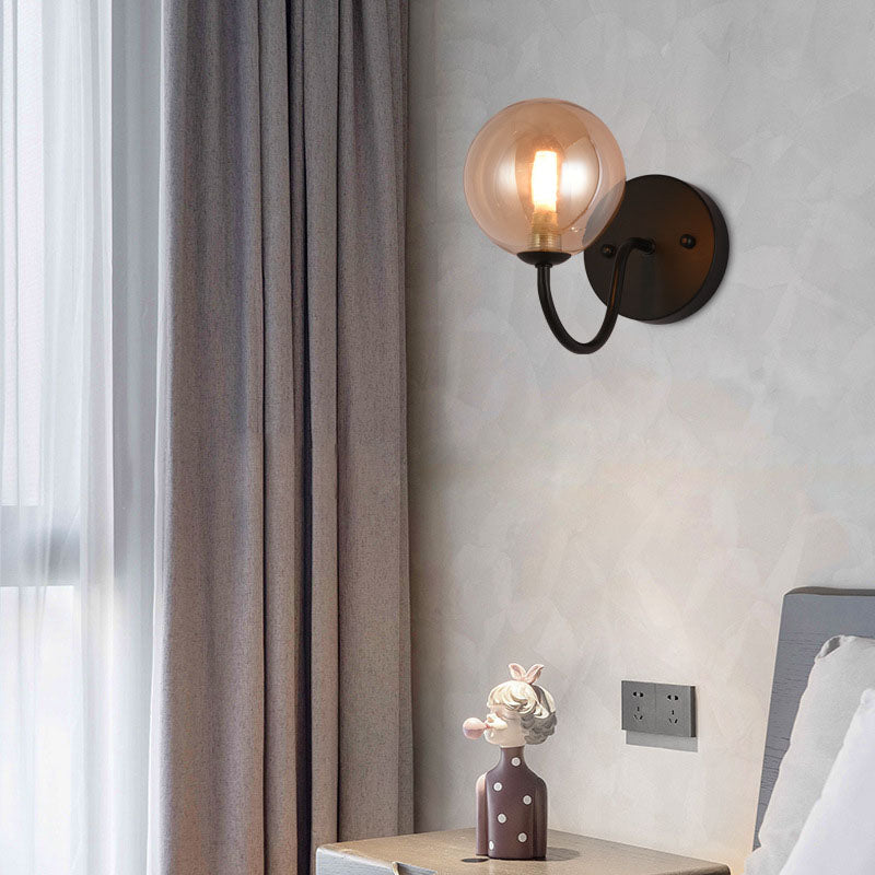 Modern Creative Wall Light Globe Glass Wall Light for Living Room