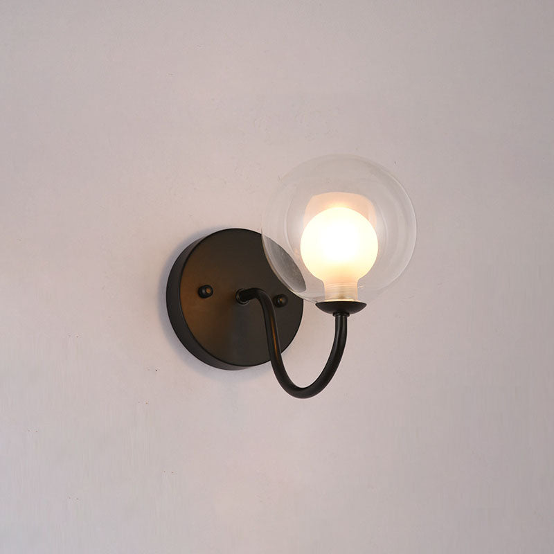 Modern Creative Wall Light Globe Glass Wall Light for Living Room