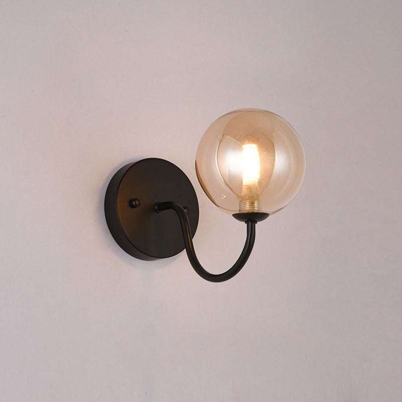 Modern Creative Wall Light Globe Glass Wall Light for Living Room