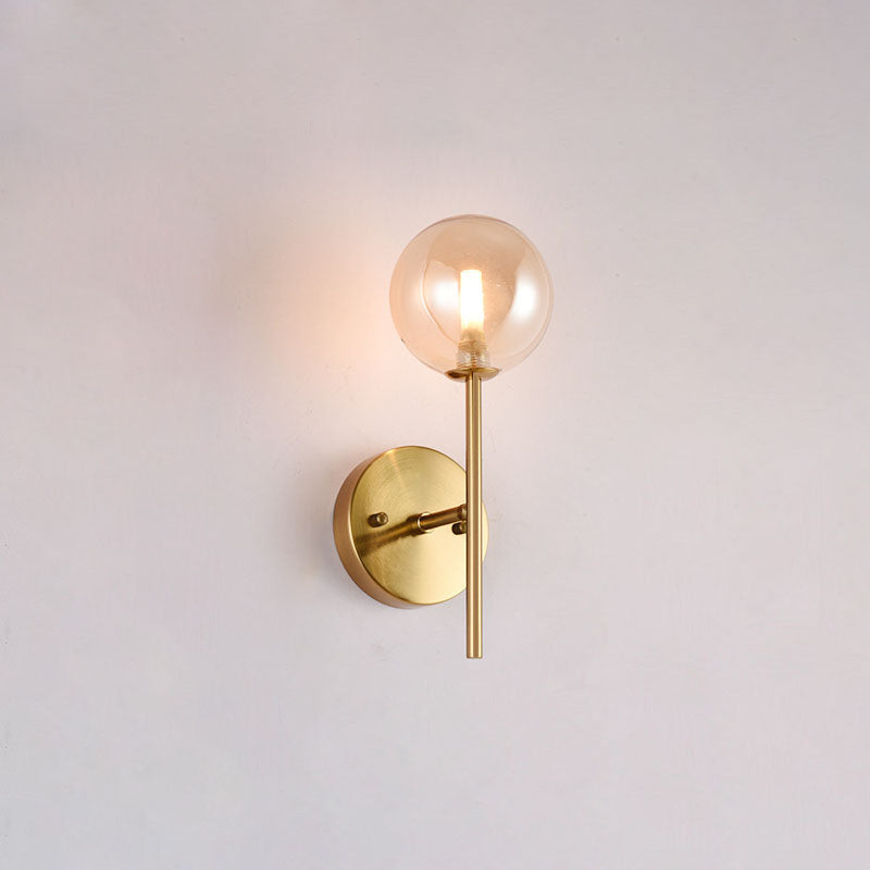 Modern Creative Wall Light Globe Glass Wall Light for Living Room