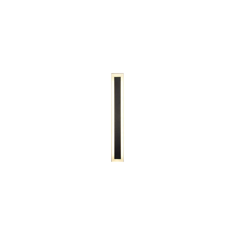 Black Linear LED Wall Light in Modern Simplicity Metal Wall Lamp for Bedroom