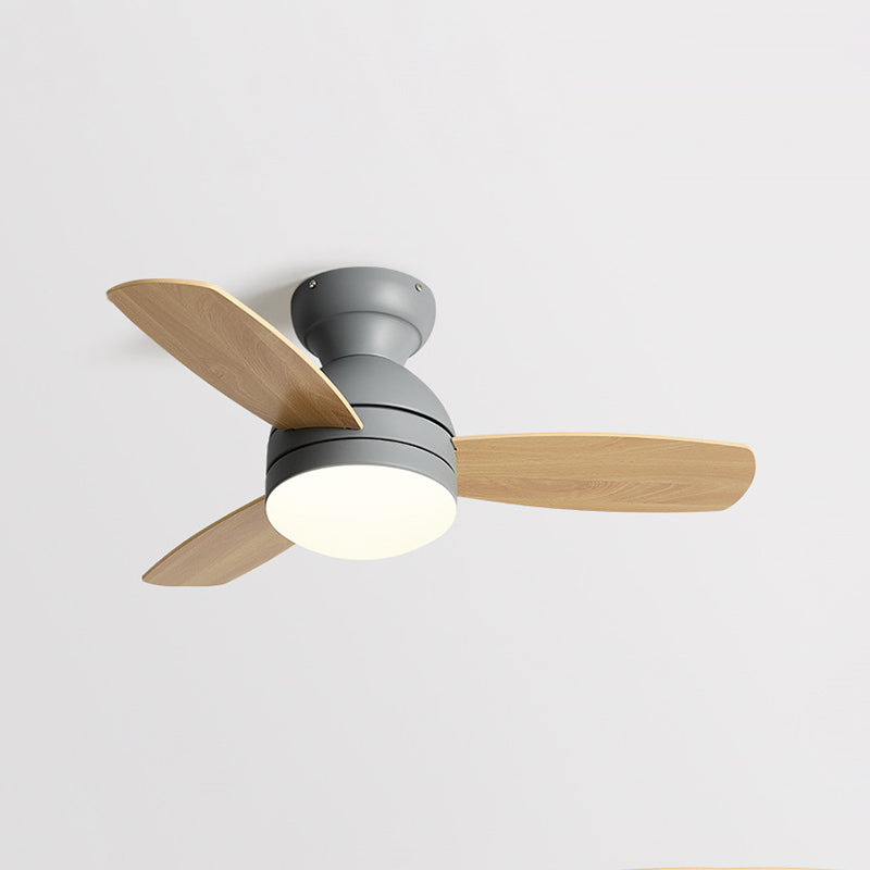 1 Light Ceiling Fan Lamp Modern Style Metal Ceiling Fan Lighting for Children's Room