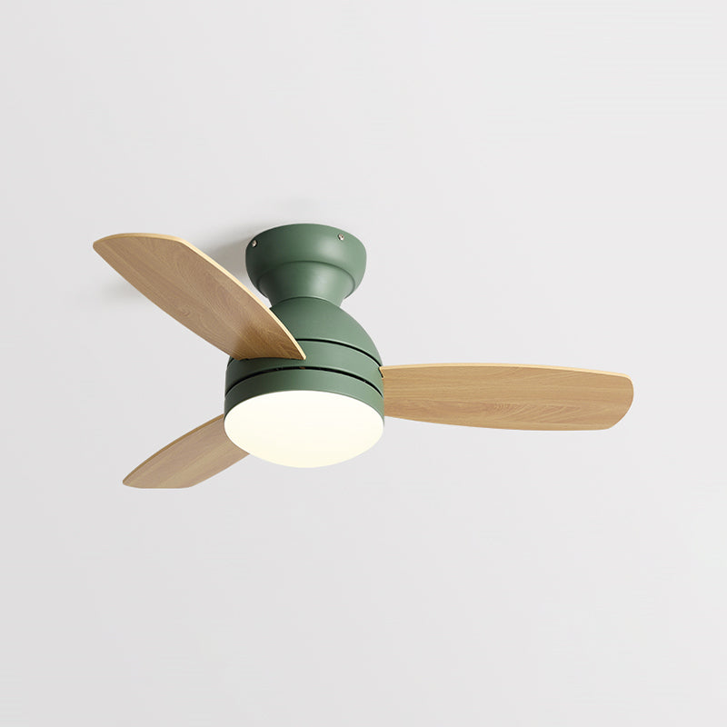 1 Light Ceiling Fan Lamp Modern Style Metal Ceiling Fan Lighting for Children's Room