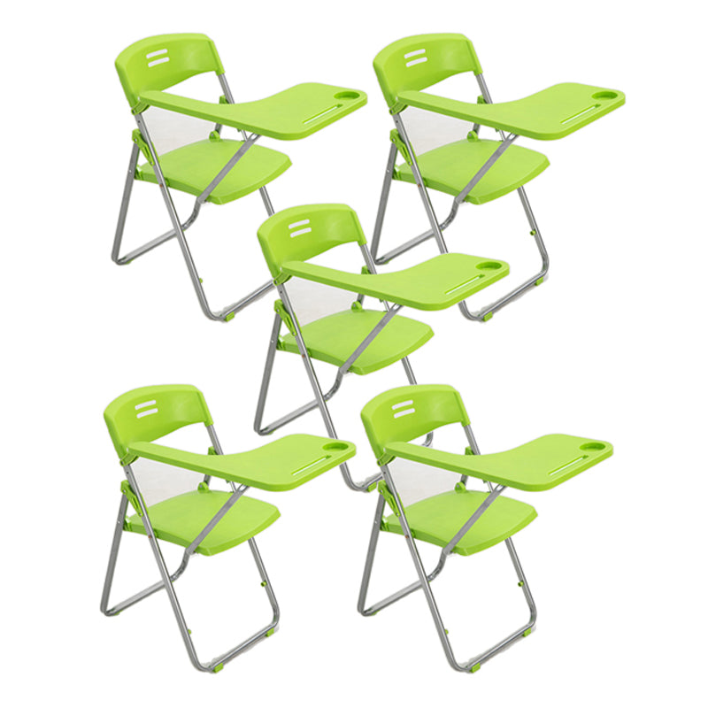 Modern Plastic and Metal Desk Chair with Mid Back Home Office Chair