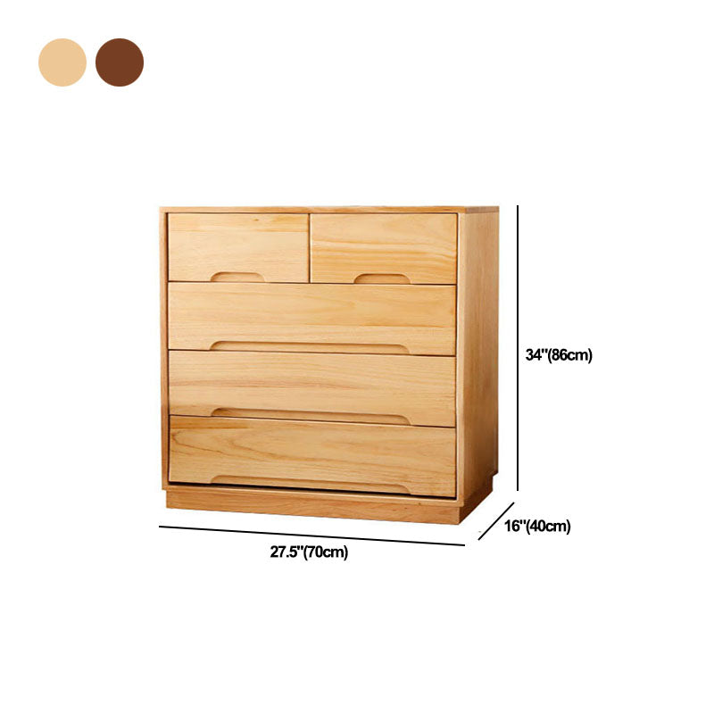 Modern Solid Wood Lingerie Chest Bedside Vertical Storage Chest
