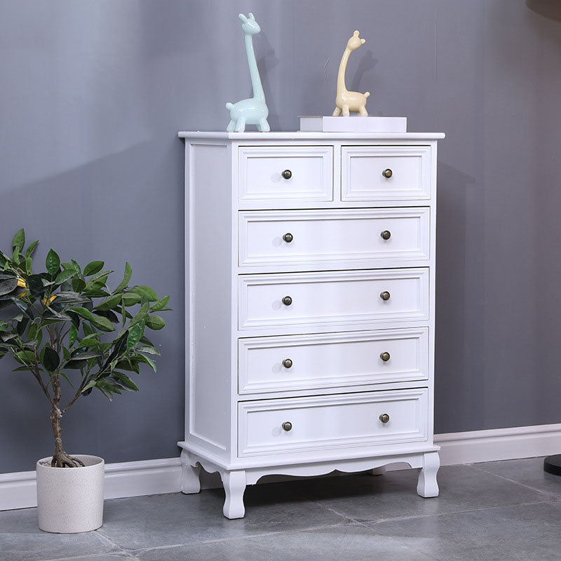 American Traditional Style Wooden Storage Chest Dresser Bedroom Storage Chest