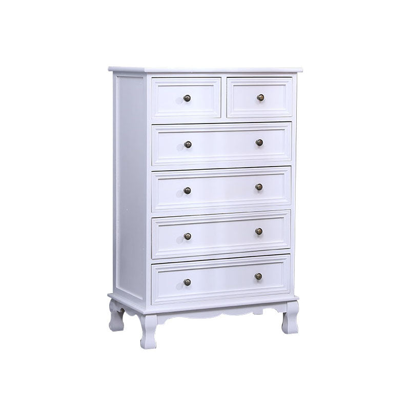 American Traditional Style Wooden Storage Chest Dresser Bedroom Storage Chest