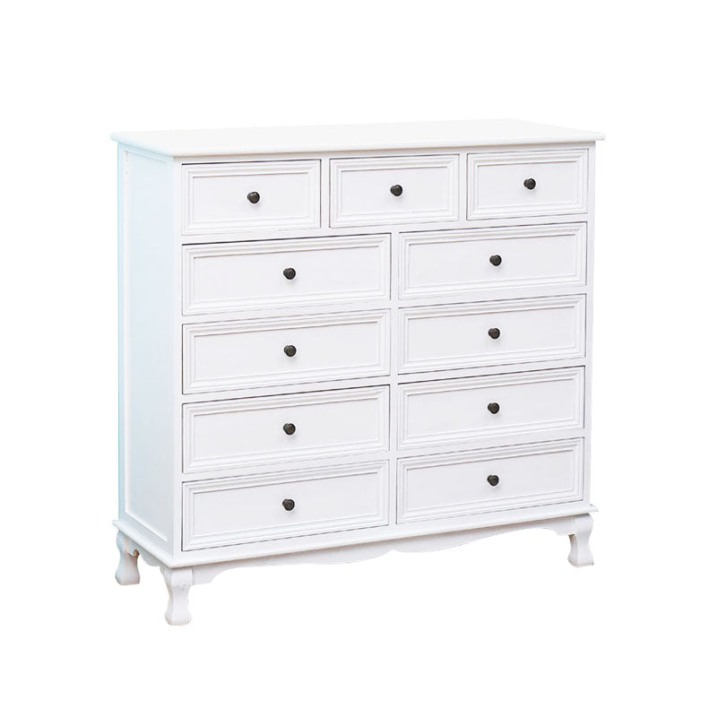 American Traditional Style Wooden Storage Chest Dresser Bedroom Storage Chest