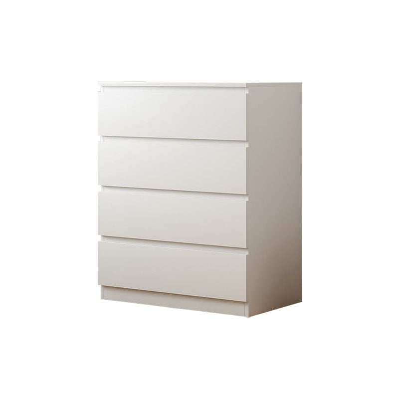 Bedroom Storage Chest Dresser Modern Style White Storage Chest with Drawers