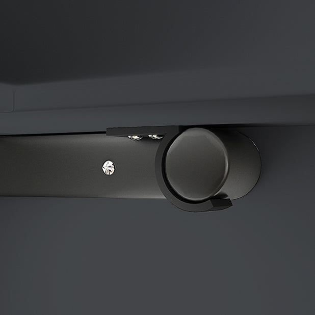 Modern Style Bookcase Closed Back Bookshelf with Door for Home Office