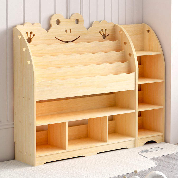 Modern Style Bookcase Solid Wood Bookshelf for Home Office Use