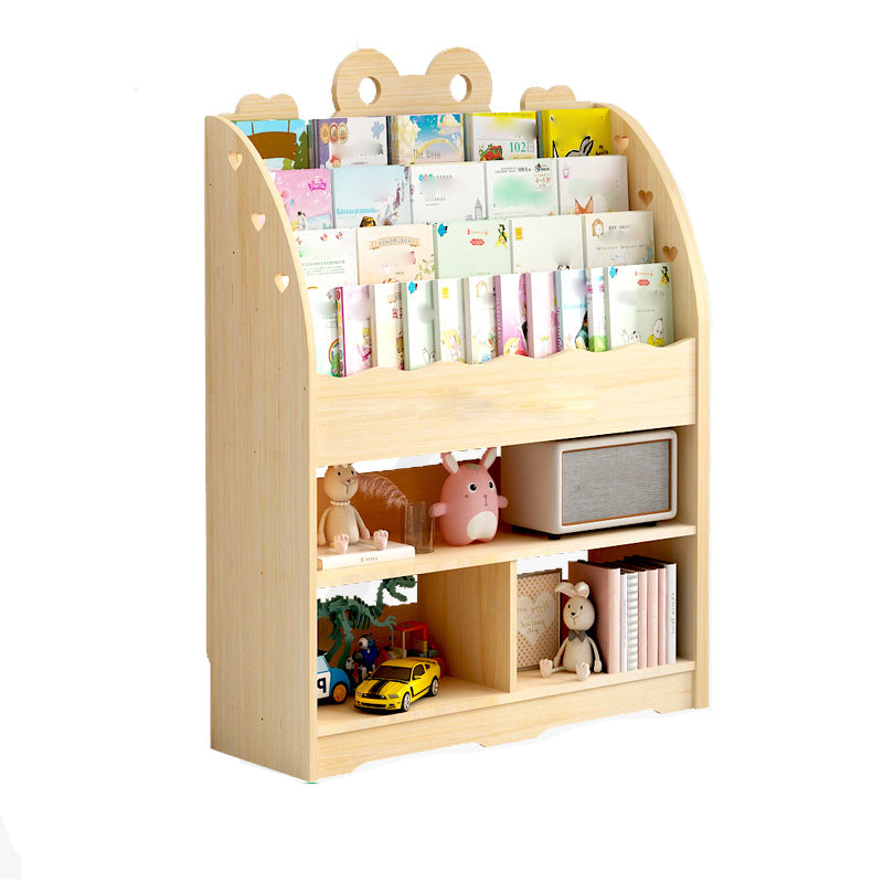 Modern Style Bookcase Solid Wood Bookshelf for Home Office Use