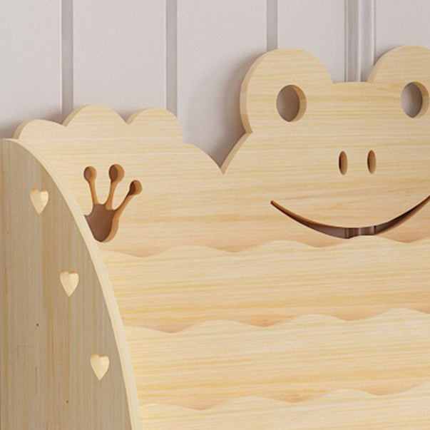 Modern Style Bookcase Solid Wood Bookshelf for Home Office Use