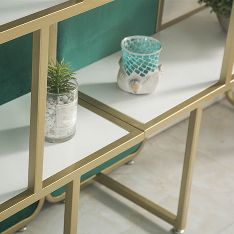 Modern Bookcase Metal Open Back Bookshelf for Home Office Use