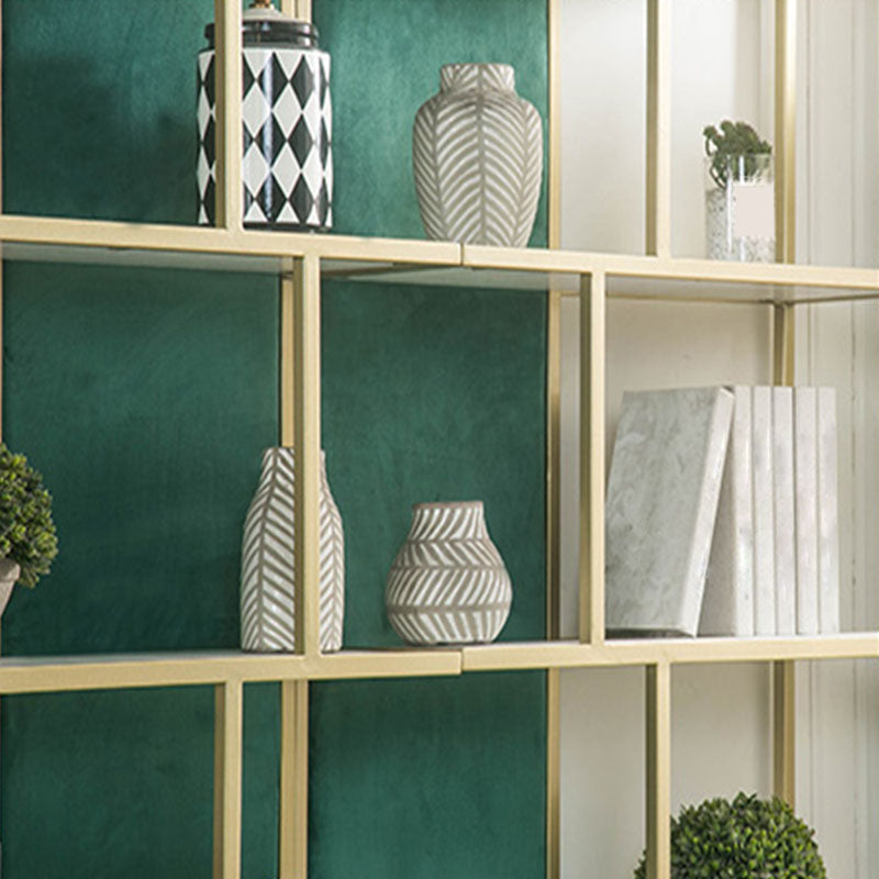 Modern Bookcase Metal Open Back Bookshelf for Home Office Use