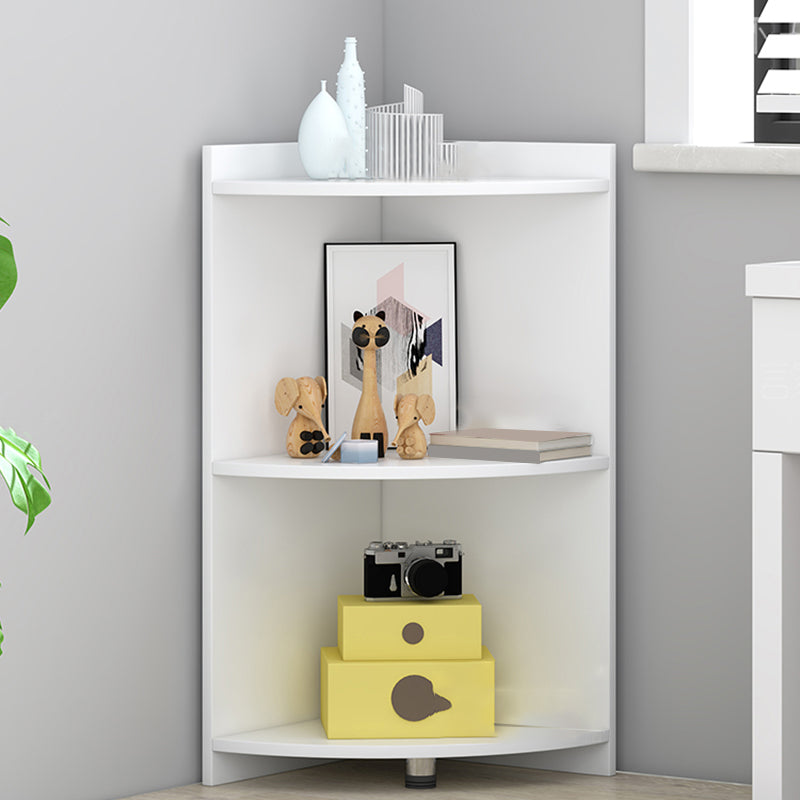 Closed Wooden Bookshelf Modern Minimalist Home Living Room Corner Bookcase