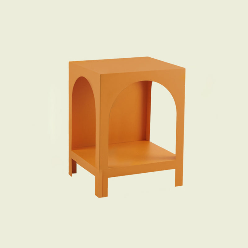 Closed Metal Bookshelf Modern Minimalist Home Living Room Corner Bookcase