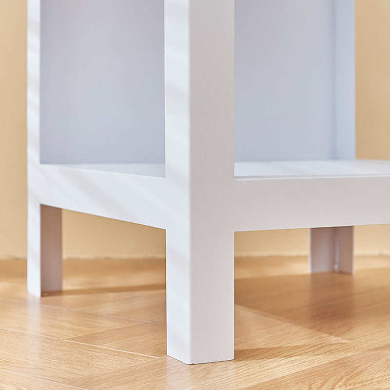 Closed Metal Bookshelf Modern Minimalist Home Living Room Corner Bookcase